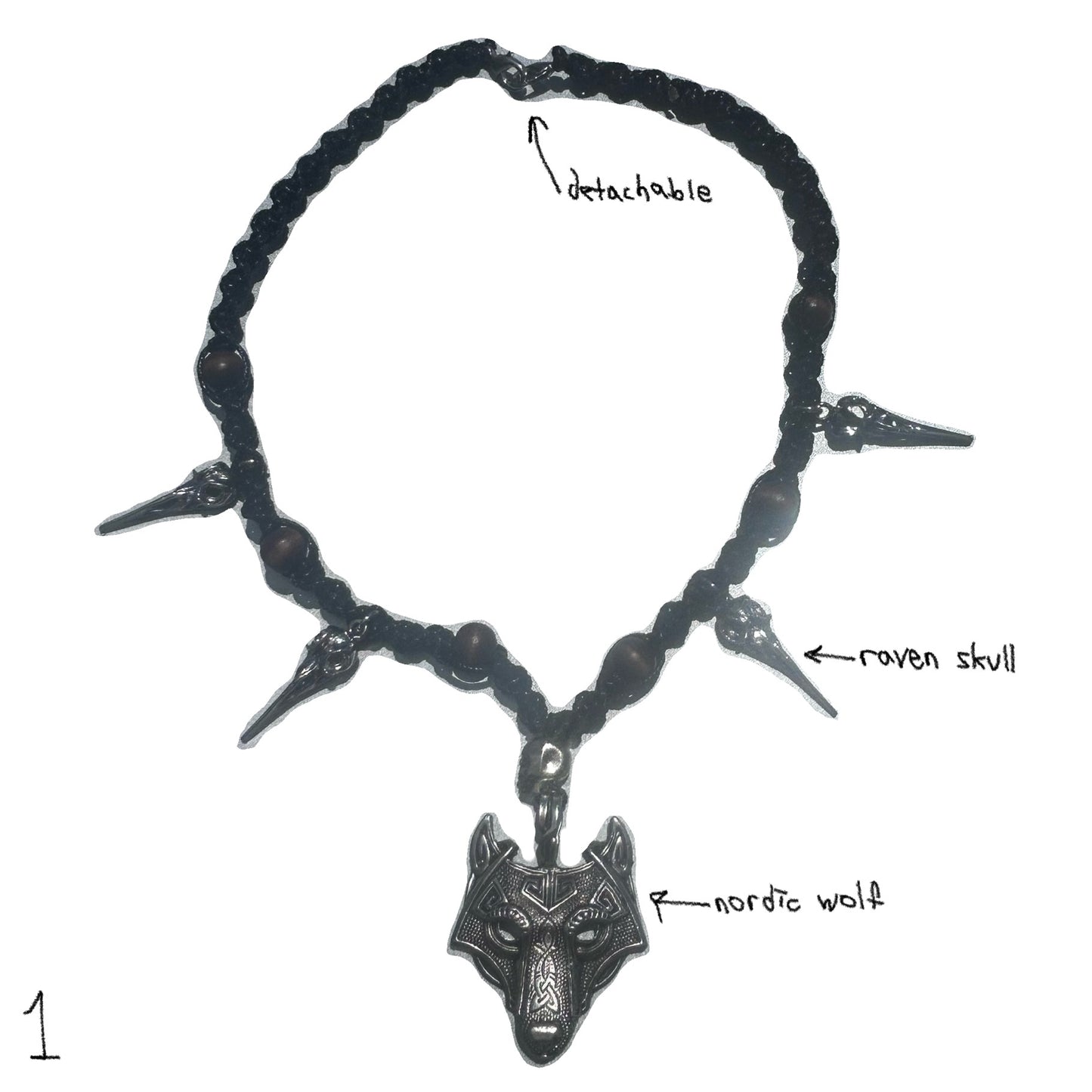 COYOTE COVE DROP 2: raven necklaces