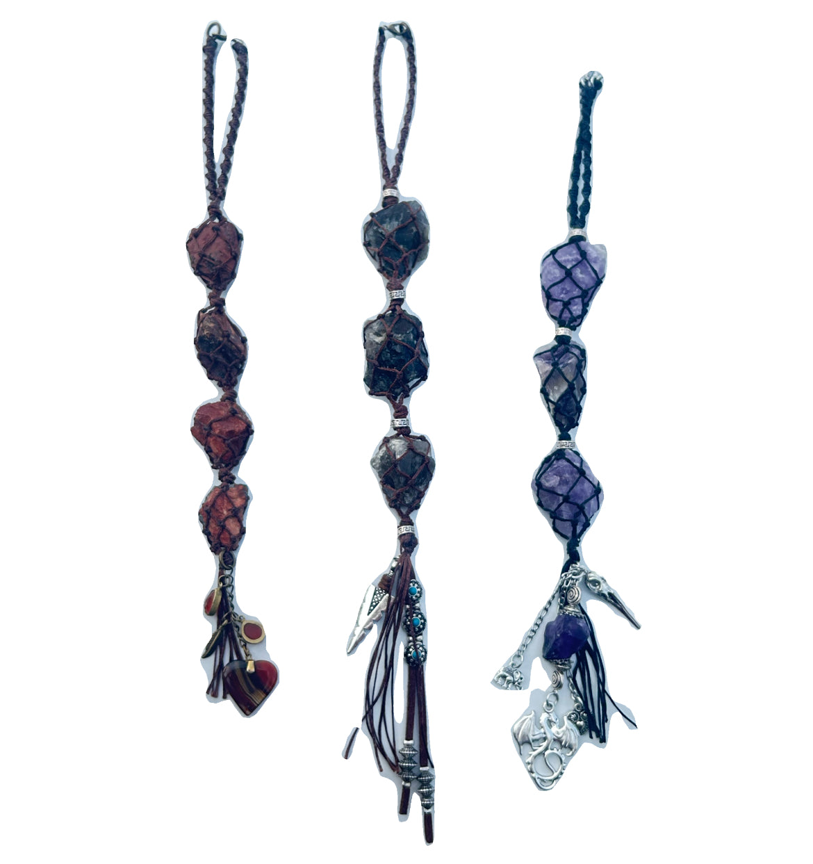 COYOTECOVE DROP 3: wrapped crystal car charms