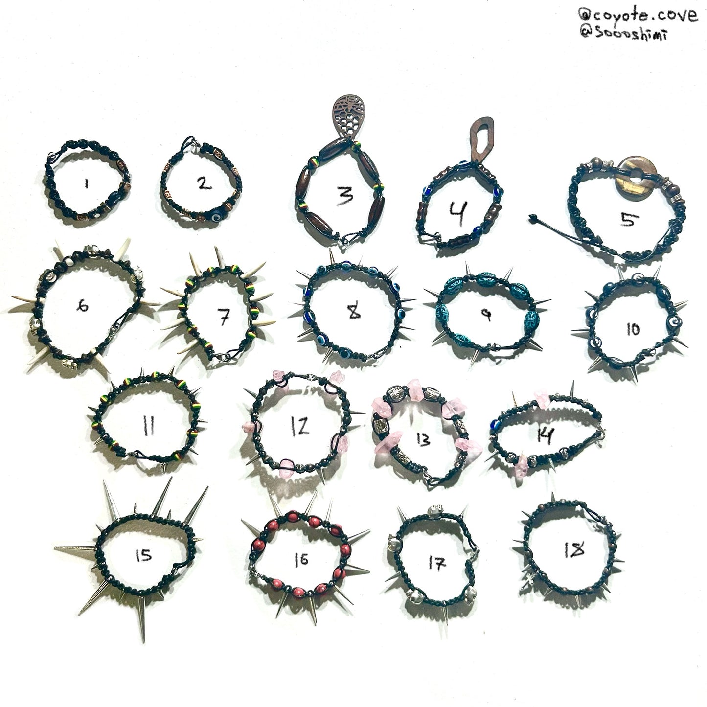 COYOTECOVE DROP 1: bracelets