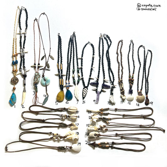 COYOTECOVE DROP 1: necklaces